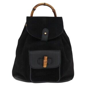 Gucci Gucci bamboo daim mini